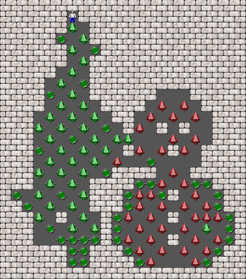 Сокобан More Bugs collections уровень 517